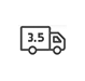 Доставка автомашиной грузоподъёмностью до 3.5т